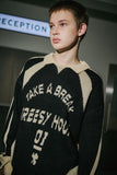 Racing Collar Pullover Knit
