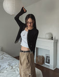 [U-BASIC] Daily Solid Crop Sleeveless