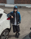Pigment Washed Track Bermuda Pants