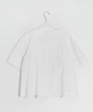 [BAONHAUS] Fahin Linen Frill Short Sleeve Blouse