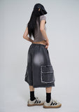 Lever Decky Bermuda Denim Cargo Pants