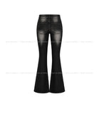Cya Cat Washed Bootcut Denim Pants