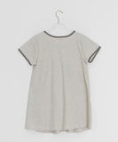 Hanami Lace U-neck Button Short Sleeve Tee