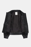 Superior loose leather jacket