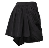 Asymmetrical Draped Layered Skirt