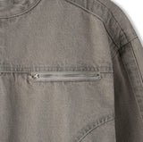 Fade Vintage Denim Biker Jacket