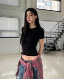 [U-BASIC/1+1] Soft Basic Slim Short Sleeve