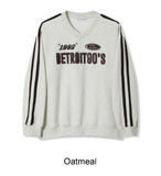 Paz V-neck embroidery sweatshirt