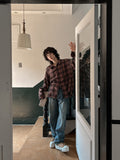 Loose Basic Wide Denim Pants