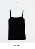 Arone Lace Ribbed Layered Layered Strap Sleeveless