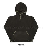 FLEECE FINGER-HOLE HOOD TOP