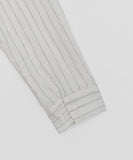 [unisex] Comb Linen Stripe Over Shirt