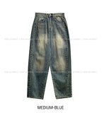 Tessia incision wide denim pants