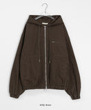 [unisex] Nehiko two-way work hood zip-up jumper