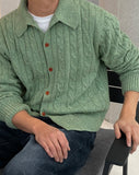 Woody Cable Collar Cardigan