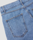 Washed Tapered Denim Pants