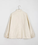 Miroi Two Way Pocket Leather Zip-Up Jumper