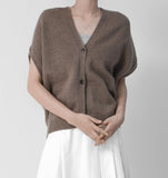 [Premium] Kai Cashmere Whole Garment Knit Vest