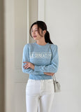 Haito Lettering Round Knit