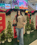 Full Wool Lining Fur Collar Mustang Blouson Jumper