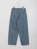 [unisex] Warmins stitch cut denim wide pants