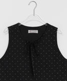 [BAONHAUS] Havet Dot Shirring Layered Midi One Piece