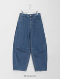 Rimsoak Stitch Balloon Denim Pants