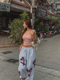 Heart Spray String Training Pants