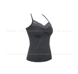 Pauline Shirred Lace Halter Sleeveless