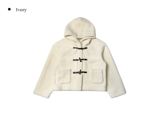 【Anyone more】24FW★ [MADE] Beagle Hood Duffle Fur Jacket Anyone more (エニワンモア) - [MADE]ビーグルフードダッフル