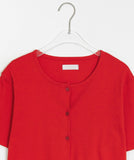 Hyori Frill Dot Sleeveless Cardigan Set