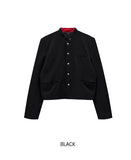 [PLAN MADE] Kuroji Metal Gakuran Crop Jacket