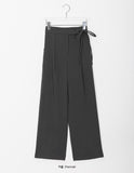 Yeoru Ribbon Straight Slacks