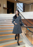 Cloned Tweed A-Line Jacket One Piece