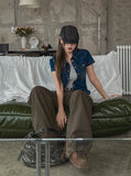P.O. Straight Cargo Cotton Pants