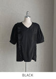 Aurora Frill Puff Blouse