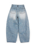 Ness Curved Leopard Denim Pants