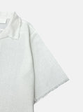 Dekki cropped tweed half shirt