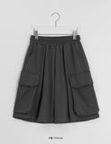 [unisex] Likem Cargo Banding Bermuda Pants