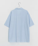 [unisex] Jint Seersucker Over Short Sleeve Shirt