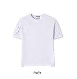 Koi Pocket Crop Round Short Sleeve T-shirt
