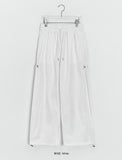 Dotine Pintuck Banding Wide Pants