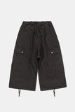 Positano wrinkle cargo capri pants