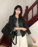 Bano Two-Pocket Slim Denim Shirt