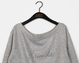 Reven Cubic One Off Shoulder Sweatshirt