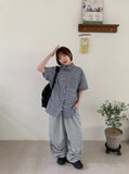 Bots Summer Parachute Banding Wide Pants