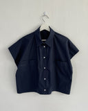 Tapt Big Pocket Crop Shirt