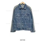 Tres line denim jacket