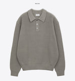 Pine washable collar knit