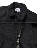 Small Logo Vintage Washing Denim Jacket